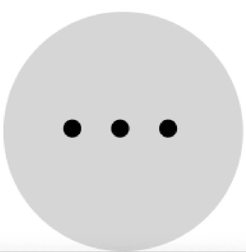 Three dots menu icon