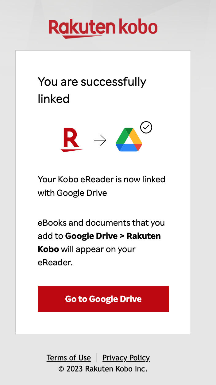 The accurate translation of the text "You are successfully linked" for a Kobo.com page into Spanish is:

"Se ha vinculado correctamente."