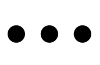 Three dots menu icon