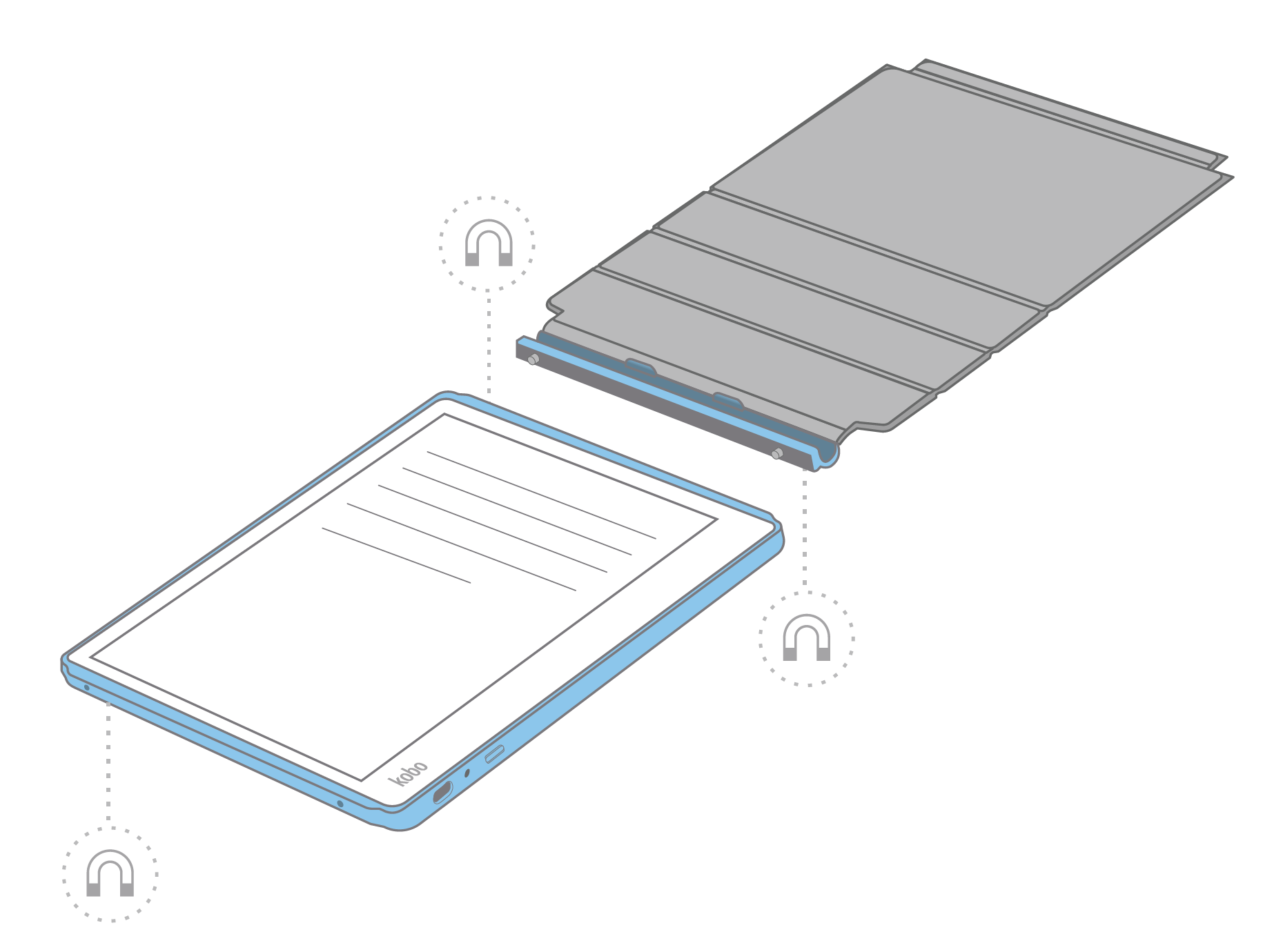 Illustrazione di una SleepCover attaccata al corpo della SleepCover.