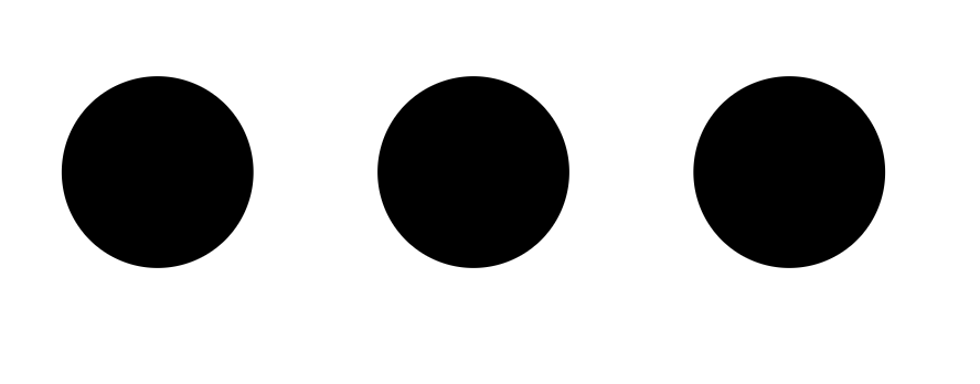 Drei-Punkte-Menü-Symbol